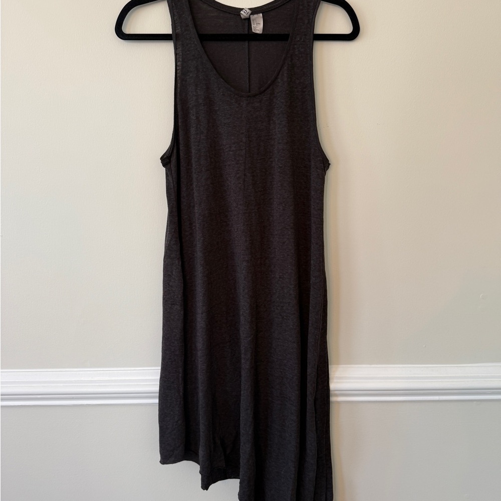 Divided Charcoal Tank Top